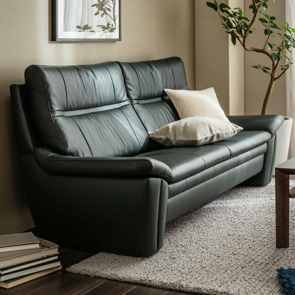 楽天市場】カリモク カリモク家具 ZW30 ZW3003 長椅子 幅205cm 本革