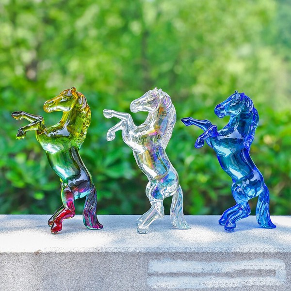 楽天市場】馬 置物 ガラスの通販