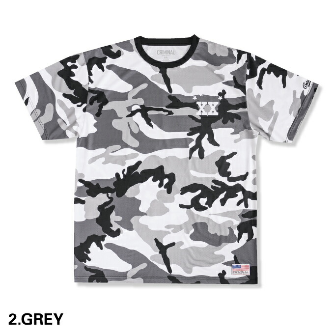 楽天市場】Criminal Original 【迷彩メッシュTシャツ】 吸汗速乾 爽快