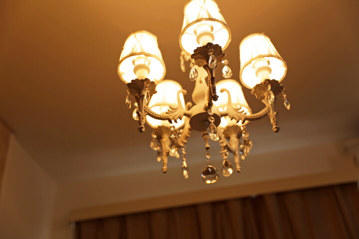 楽天市場】シャンデリア LED 【 Reine / ホワイト 】 5灯 アンティーク