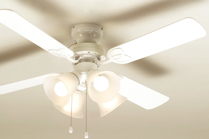 シーリングファンライト ホワイト ホワイト シーリングファン ライト