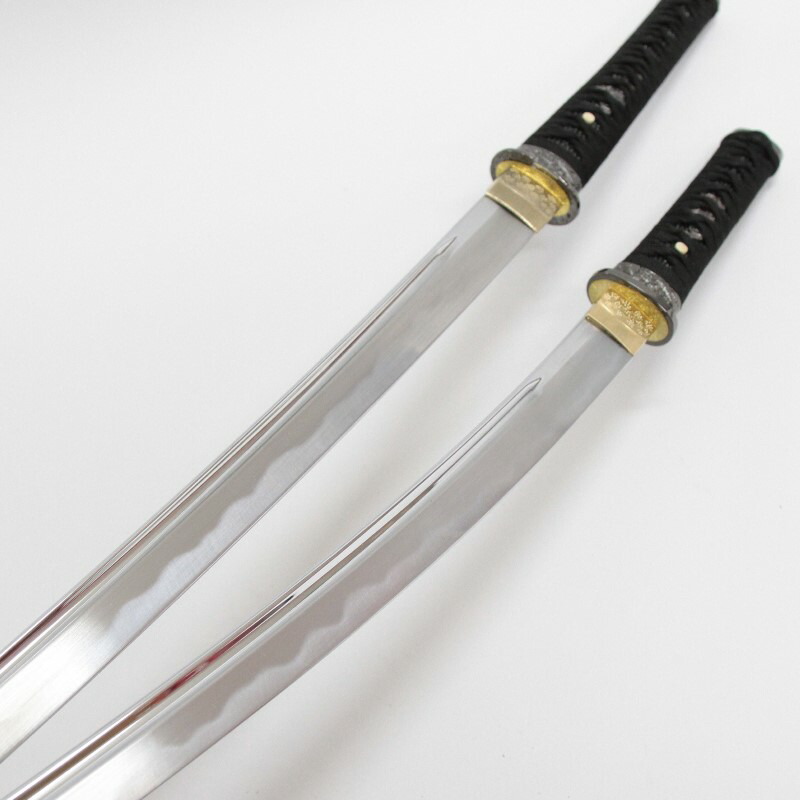 楽天市場】模造刀 戦国シリーズ 姫鶴 一文字 黒 上杉家宝刀 大小刀 刃