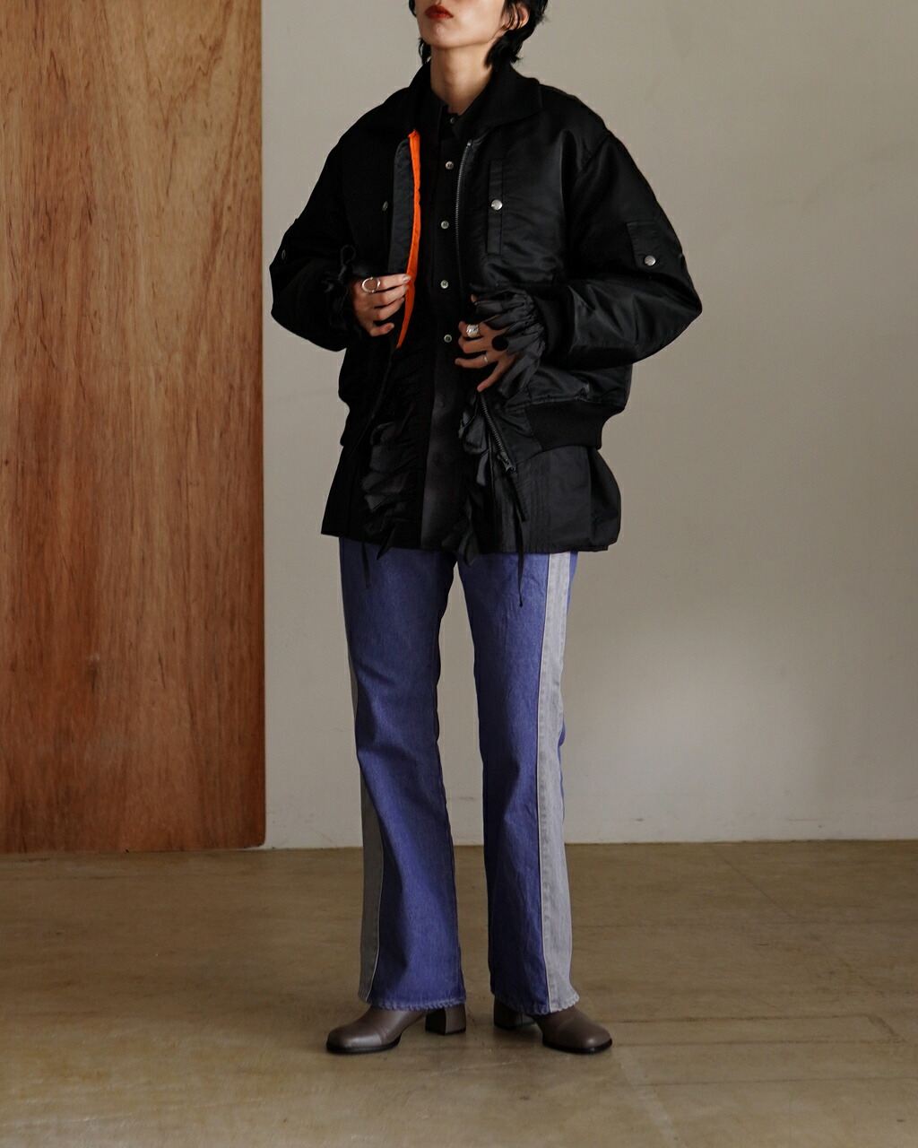 楽天市場】【SALE！20%OFF】ジュンミカミ JUN MIKAMI フライトJK