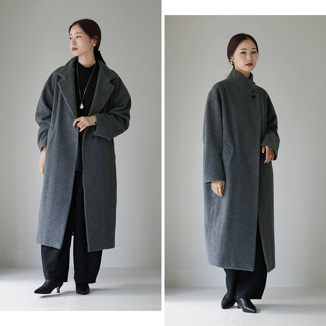 楽天市場】mizuiro ind（ミズイロインド） ウールブレンド スタンド