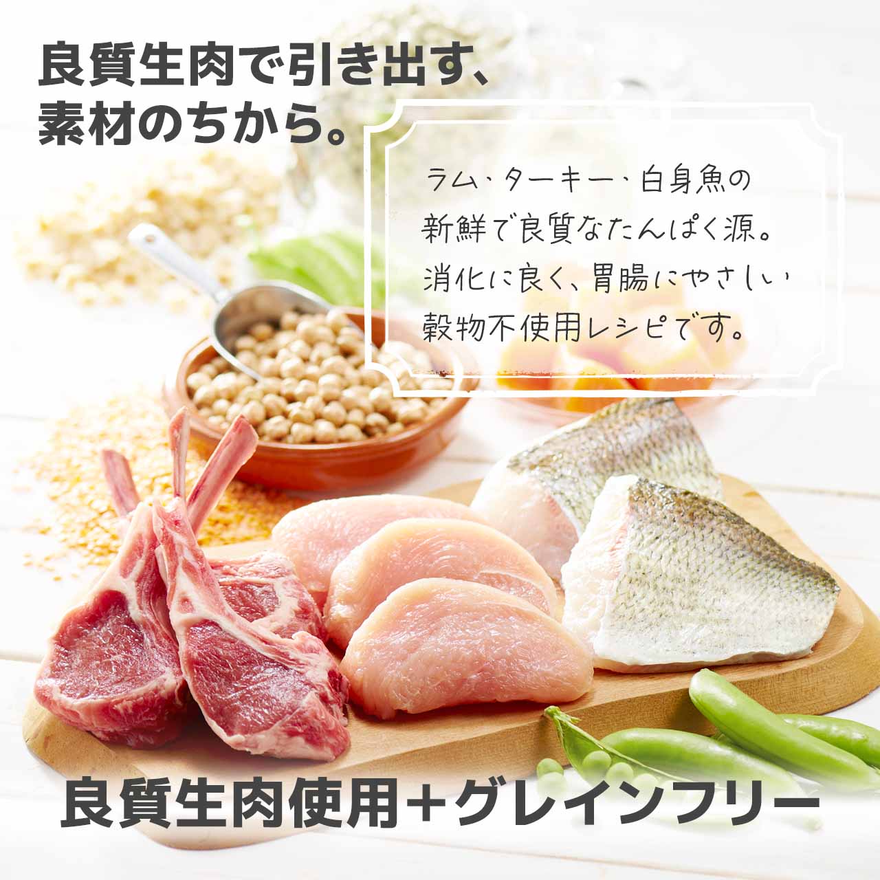 楽天市場】リガロ ターキー 子犬成犬用 1.8kg グレインフリー チキン不