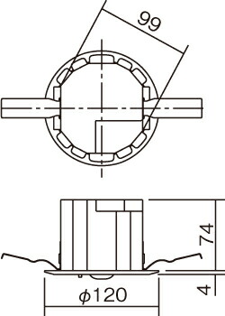楽天市場】NNFB91605C 天井埋込型 （ 昼白色 ） パナソニック
