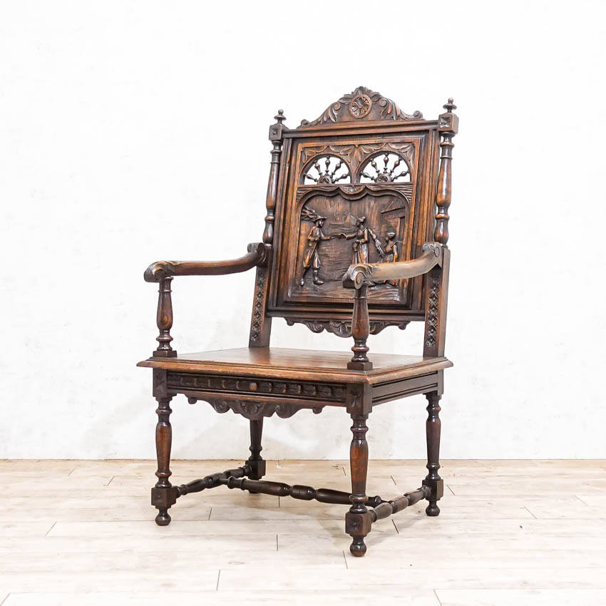 楽天市場】アンティーク アームチェア ひじ掛け椅子 チェア チェアー