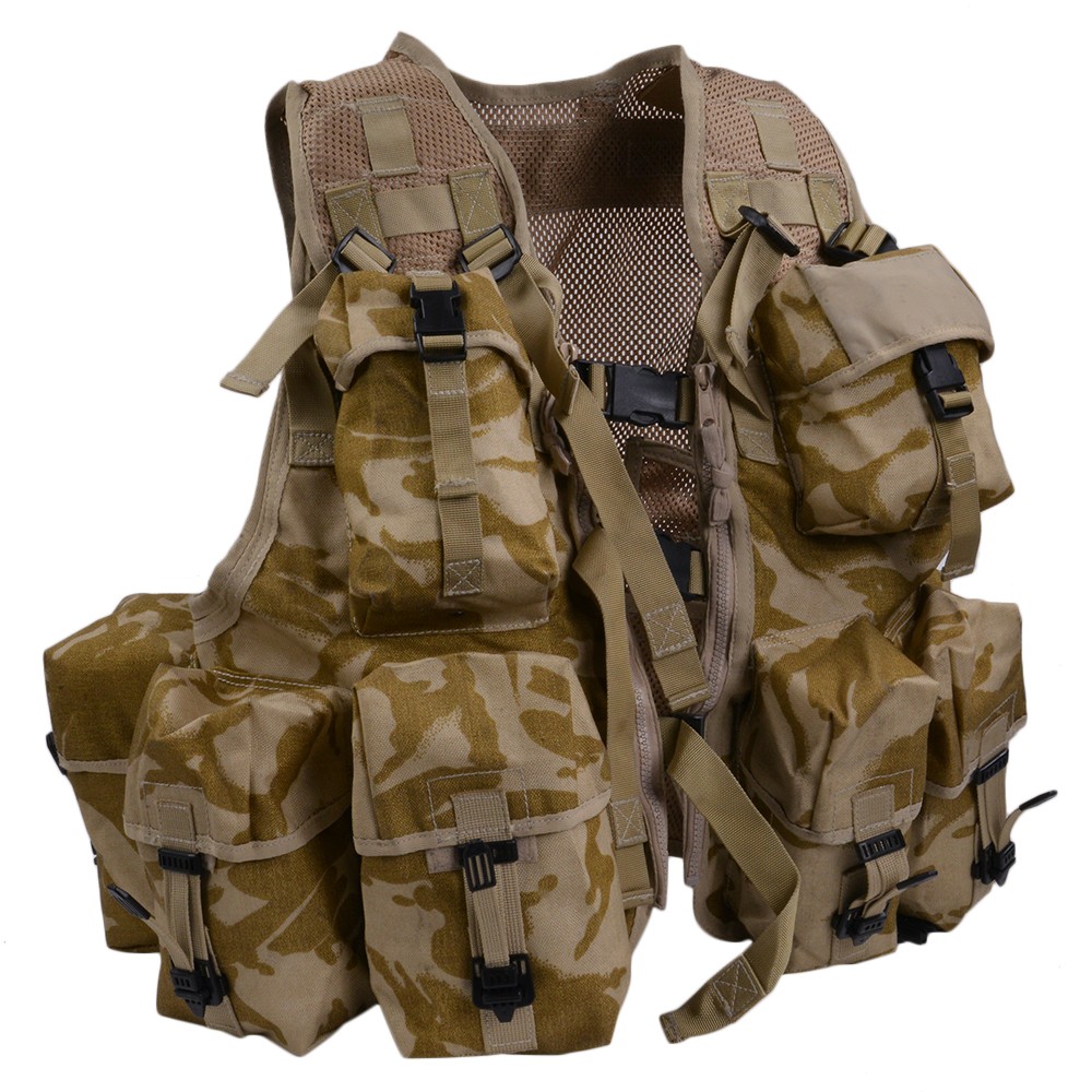 楽天市場】イギリス軍放出品 タクティカルベスト デザートDPM ポーチ8