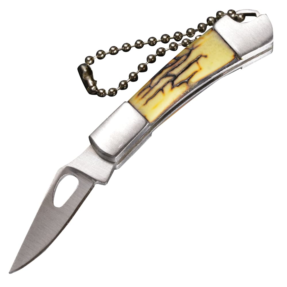 楽天市場】キーホルダー ナイフ 21951 ボールチェーン 折りたたみ