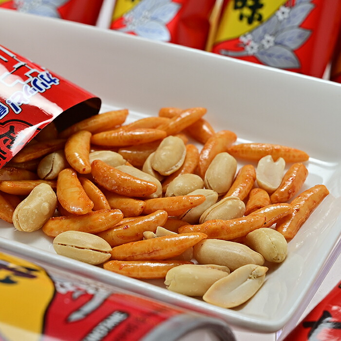 楽天市場】【送料無料】亀田の柿の種信州限定八幡屋礒五郎七味からし味