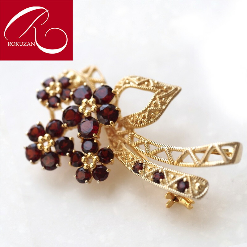 楽天市場】ガーネット ブローチの通販