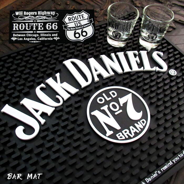 楽天市場】バーマット グラスマット ジャックダニエル ウィスキー OLD