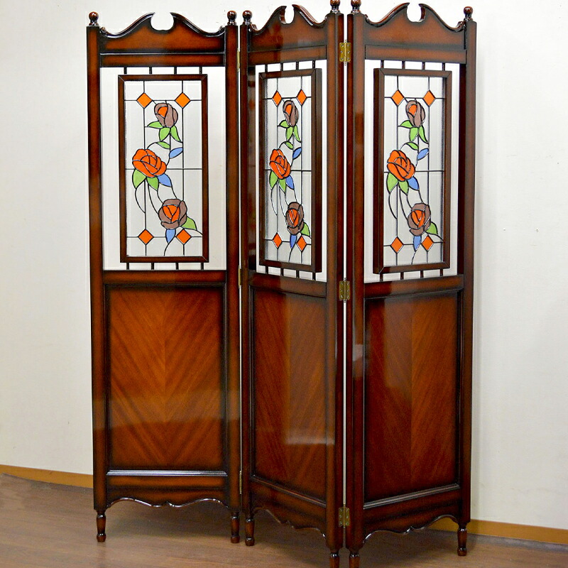 ステンドグラス 衝立