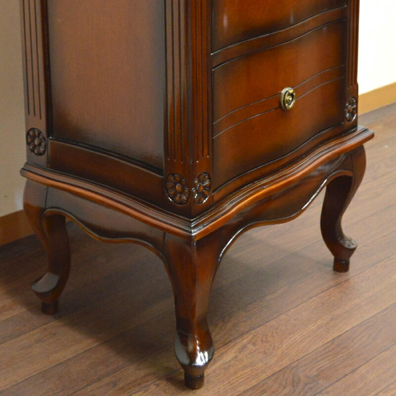 セール⭐︎アンティーク調 猫脚 半円チェスト ミラー セット 節約 楽天