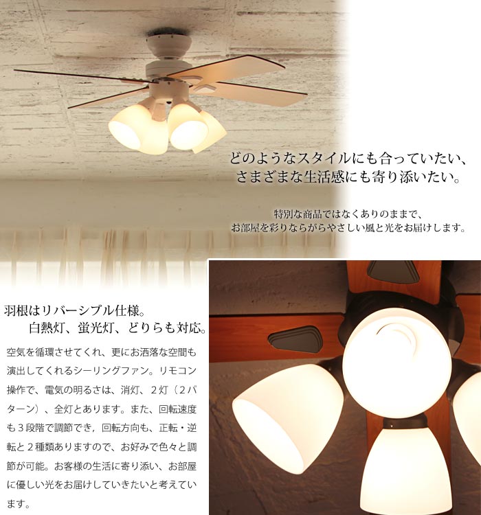 楽天市場】【ポイント12倍】《plus more》プラスモア シーリングファン