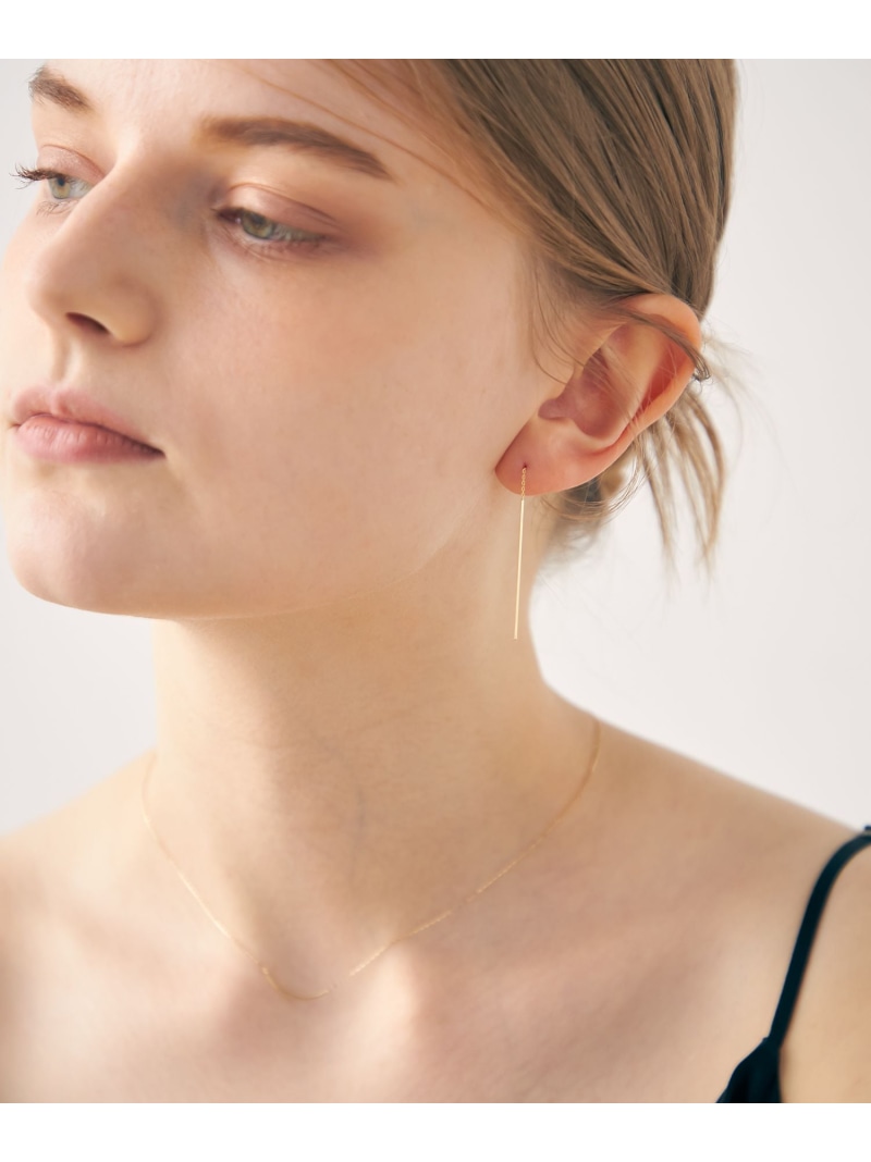 楽天市場】[ONLINE Limited] K10YG ワイヤー ピアス ete エテ