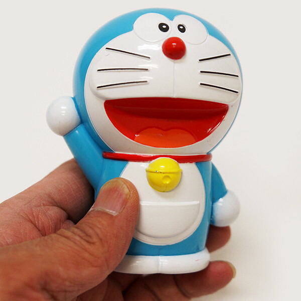 ソフビドラえもん、パーマン、ドラえもん他4体キャラクター貯金箱