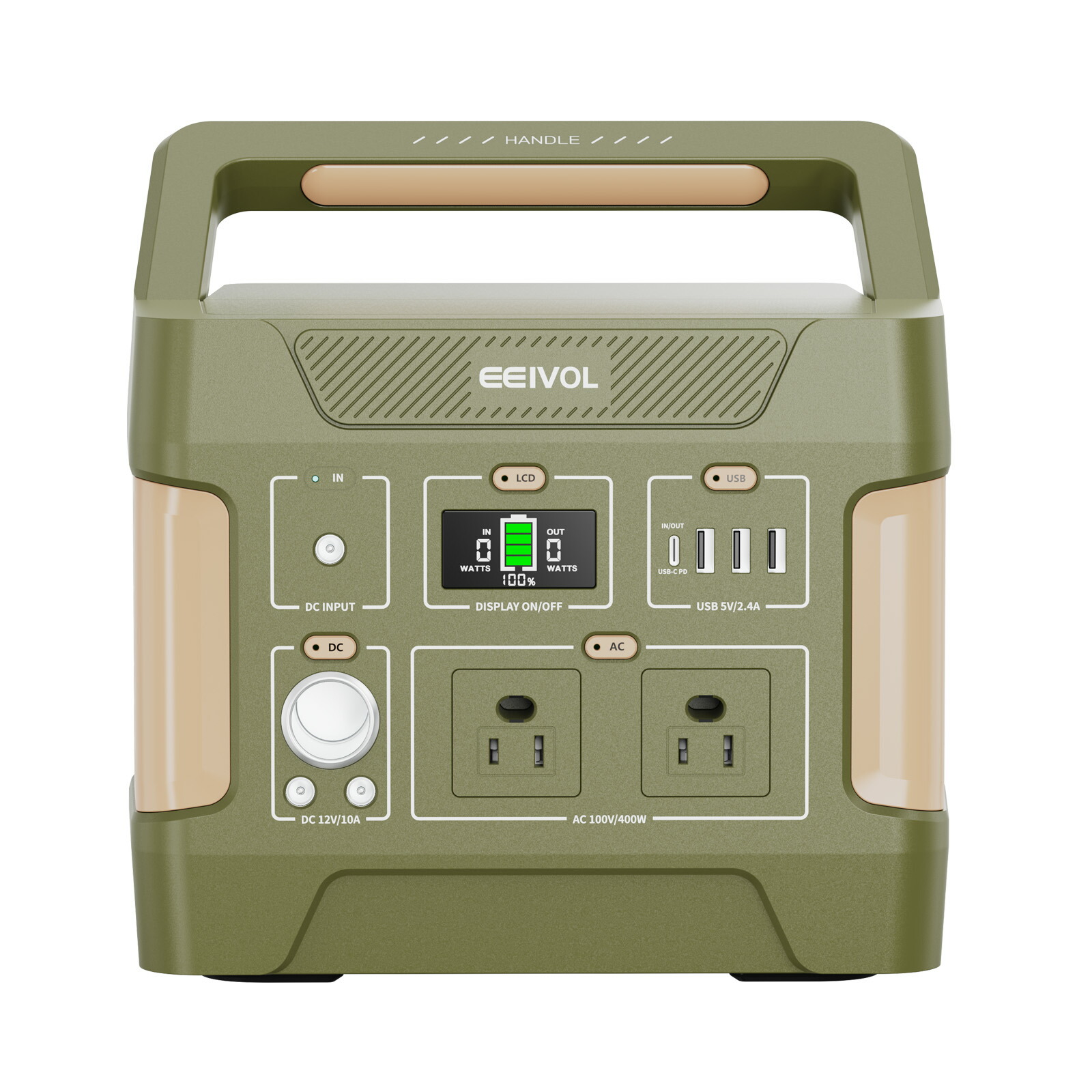 楽天市場】Evopow ポータブル電源 ソーラーパネルセット400W＋40W