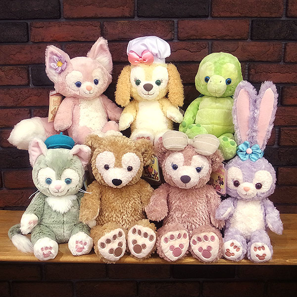 ダッフィー シェリーメイ ステラルー ぬいぐるみバッジセット