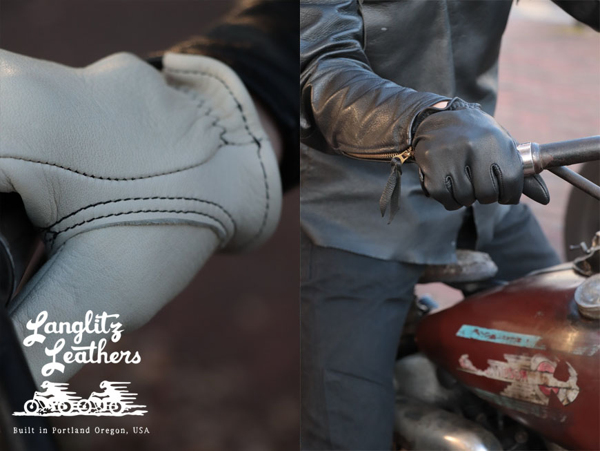 小物 Langlitz Leathers Short Glove SIZE L Langlitz Leathers