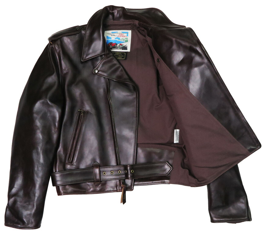 楽天市場】エアロレザー AERO LEATHER ライダースジャケット Motor