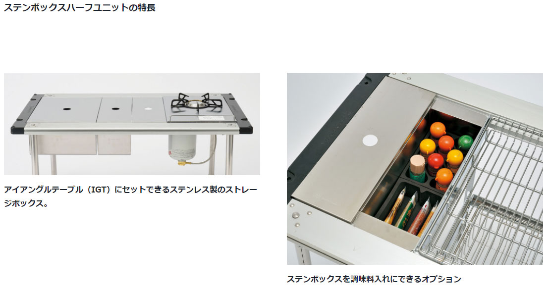 peak ステンボックス ハーフユニット 2個セット peak ステンボックス