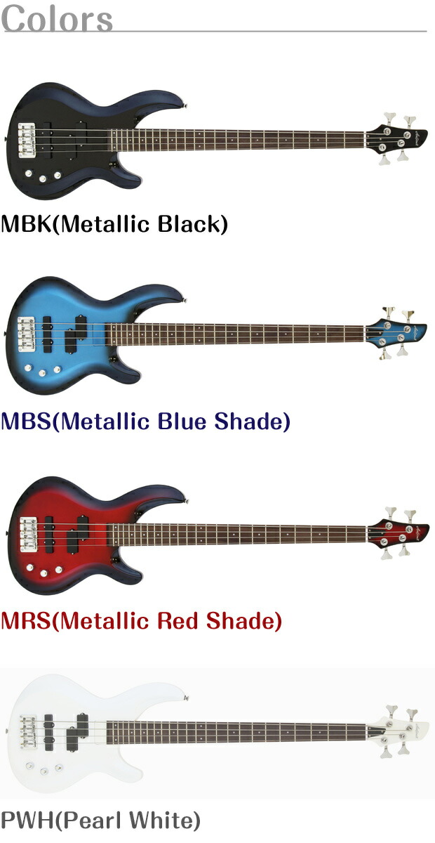 楽天市場】ベース 初心者 入門 Aria Pro II アリア プロ IGB-STD 8点