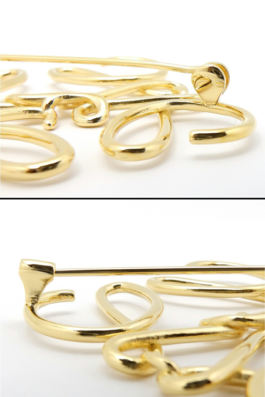 楽天市場】【中古】 LOEWE （ロエベ） 111.25.020 アナグラム ブローチ