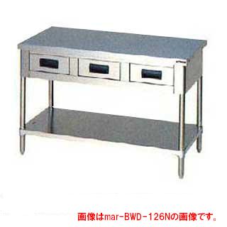 マルゼン 業務用ステンレス作業台 高さ930㎜×幅450㎜×奥行