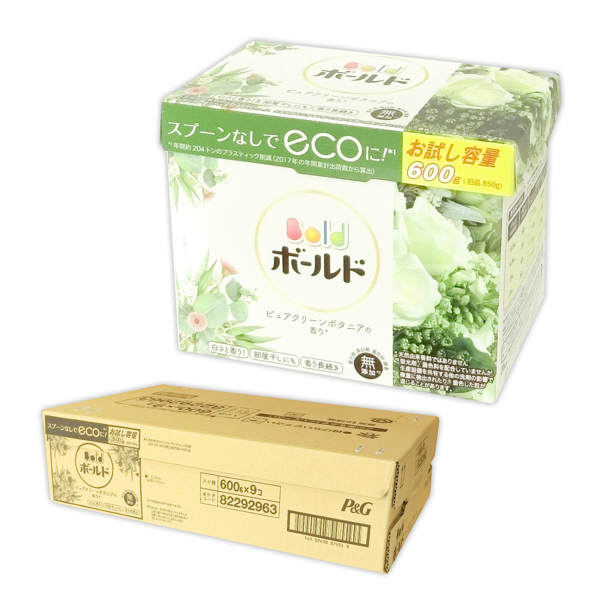 楽天市場】ボールド ピュアクリーンボタニアの香り 粉末 600g × 9箱