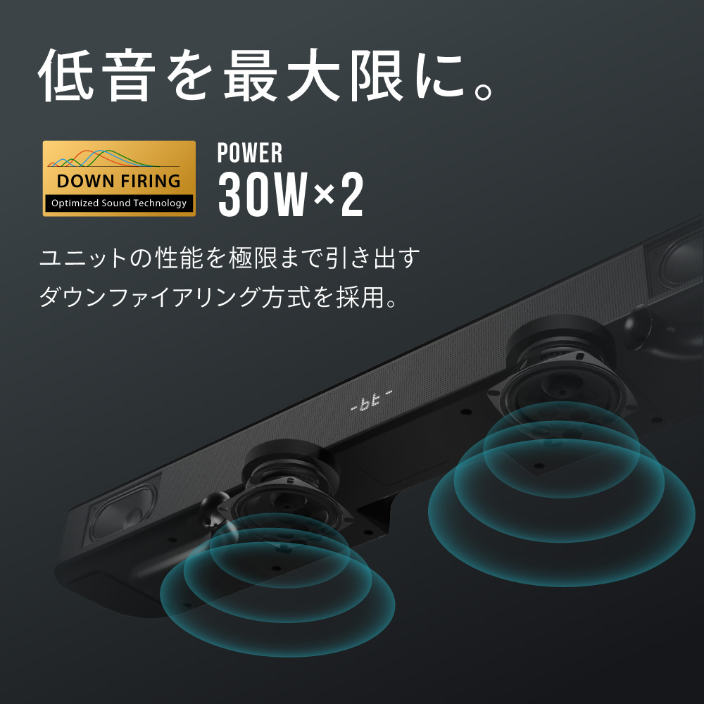 楽天市場】【VGP2024受賞】 サウンドバー FUNLOGY Soundbar 総合100W