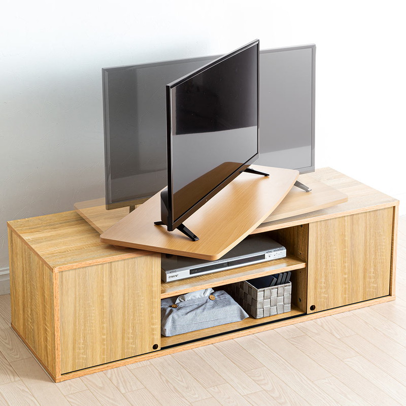 楽天市場】テレビ回転台 幅80cm 奥行40cm 360度 回転 角度調整 耐荷重