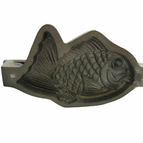 楽天市場】鉄鋳物製 「本職用」たい焼き一丁焼き（一匹用）本職用 本物