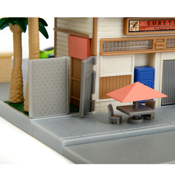 楽天市場】ワイルドスピード ミニカー ドムの店カフェシーン ジオラマ