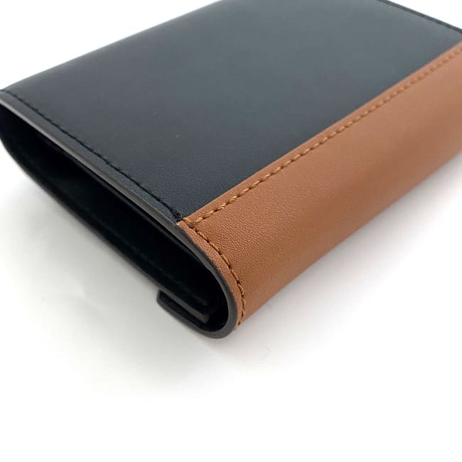 楽天市場】【送料無料】 セリーヌ 三つ折り 財布 ブラック ブラウン