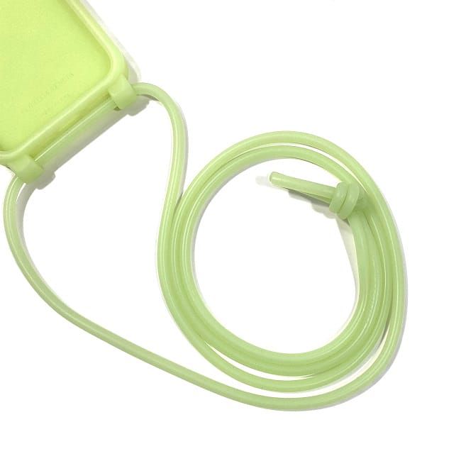 Y2505-144【美品】ボッテガヴェネタ スマホショルダー ライトグリーン