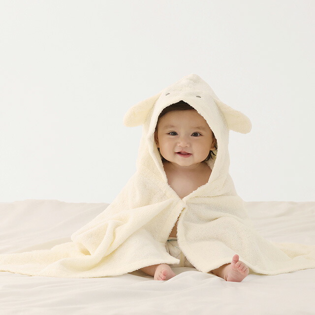 BABYL × BEAMS コラボ フード付きマントタオル キッズ ビーチタオル