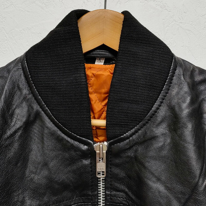 ヴィンテージ リメイク レザージャケット 裏地キルティング