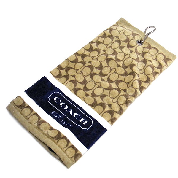 楽天市場】コーチ COACH シグネチャー フェイス タオル マホガニー