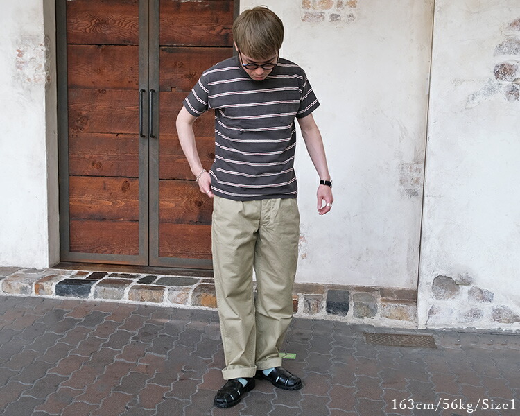 楽天市場】ARAN アラン F.2P PT フランス軍 2プリーツパンツ Beige