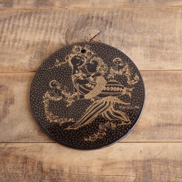 ビョルン・ヴィンブラッド 絵皿 飾り皿 大皿 置物 壁掛け レトロ