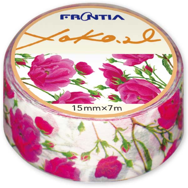 楽天市場】マスキングテープ Yoko．Nレッドローズ デザイン