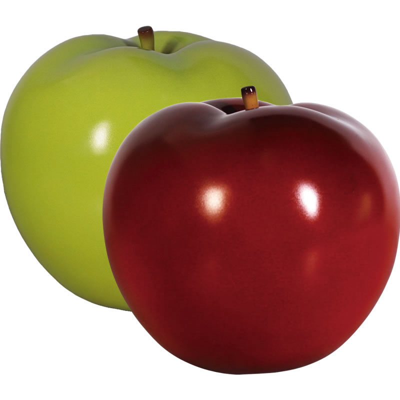 楽天市場】FRPオブジェ 青りんご25cm/赤りんご25cm【即納可】置物 果物