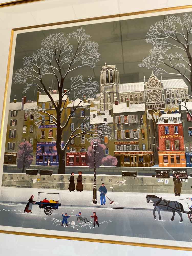 ミッシェルドラクロア『雪の降る街』 ドラクロワ 雪の街角 | 絵画など