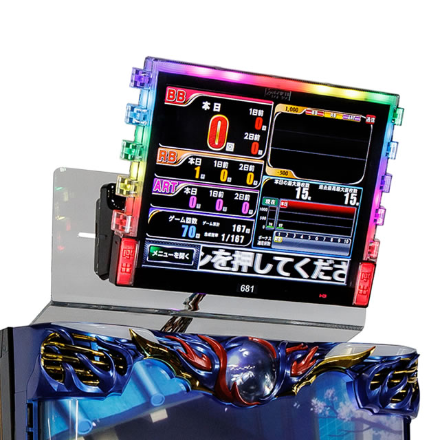 パチスロ ブレイドX データカウンター スロット 実機 アクリル製