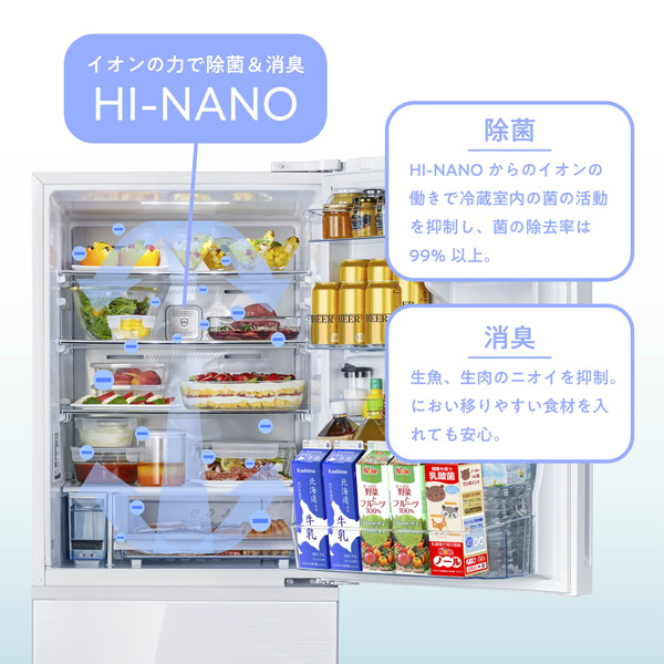 楽天市場】冷蔵庫 358L ハイセンス Hisense ファン式 右開き 3ドア 大