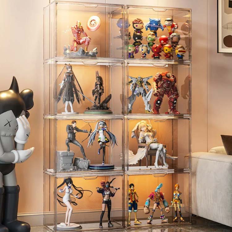 楽天市場】フィギュアケース マグネット式 コレクションケース ビッグ