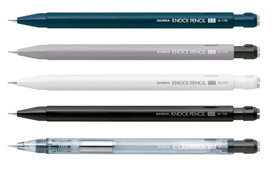 楽天市場】ゼブラ ノックペンシル M-1700 0.5mm 鉛筆型シャープ