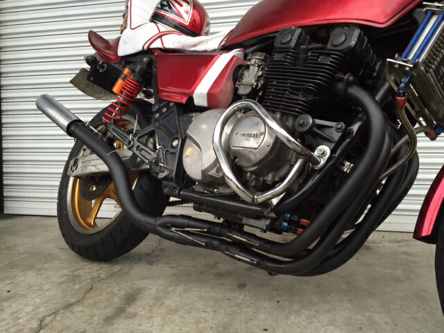 ゼファー400x赤点灯