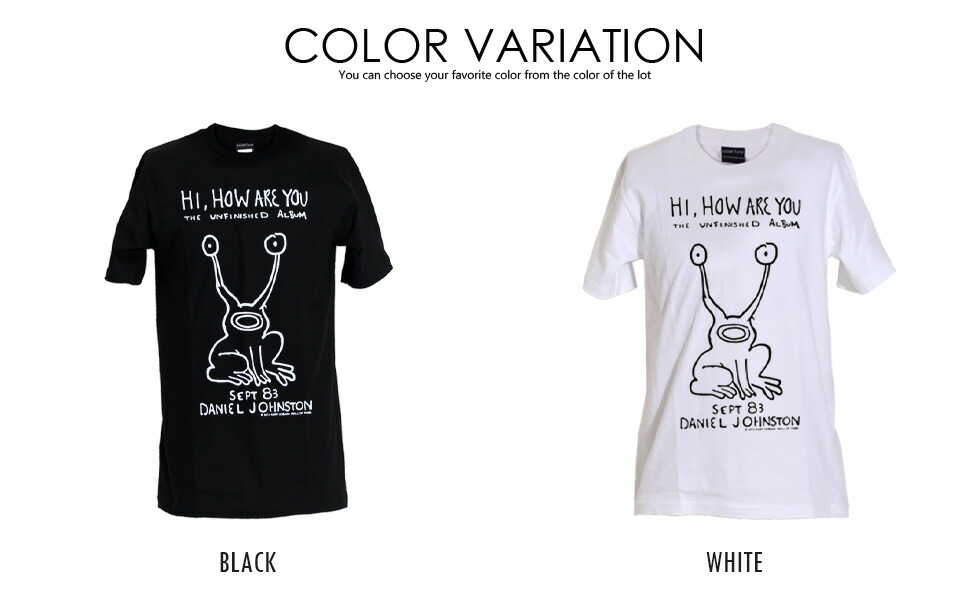 Daniel Johnston Tシャツ 90s前半購入 両面プリント Daniel Johnston T